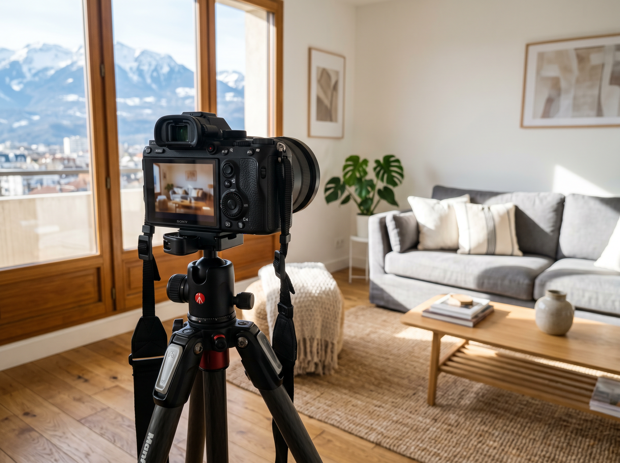 Photographie professionnelle d'un logement en location courte durée